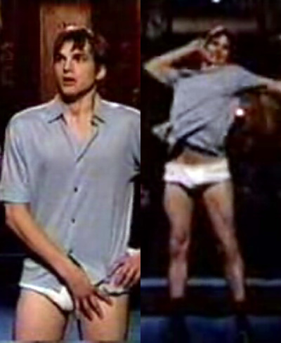 Ashton Kutcher underwear SNL