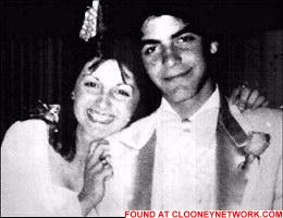 young George Clooney prom