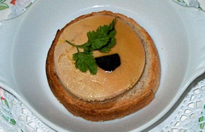 foie gras plate