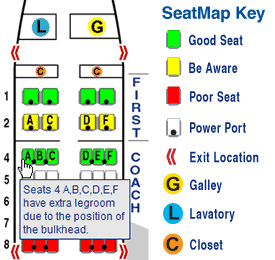 Seat Guru map