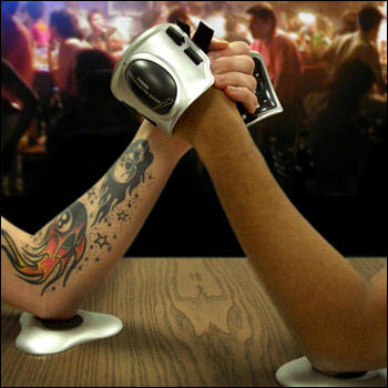 Shocking arm wrestling