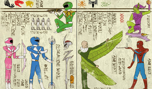 classic-movies-in-turkish-miniatures-posters-and-super-heroes-as-hieroglyphics-by-murat-palta-and-josh-lane-1-power-rangers-spiderman.jpg