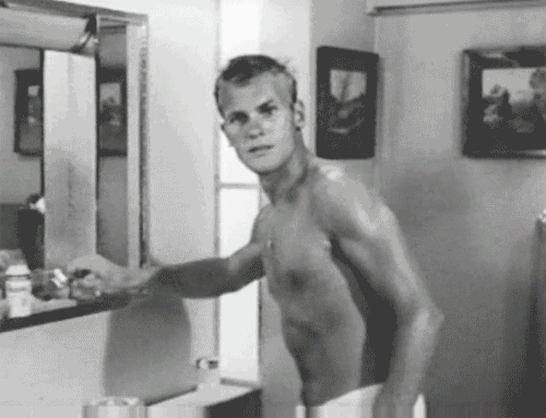 tab hunter shirtless.gif