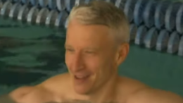 Anderson Cooper shirtless bathing suit