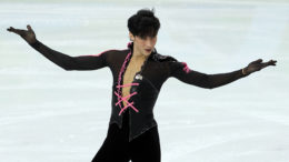 Johnny Weir skates