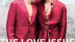 Tom Daley and Dustin Lance Black on the cover of Out Magazine Love Issue 2015