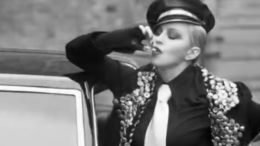 Madonna smoking