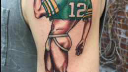 Aaron Rodgers sexy tattoo