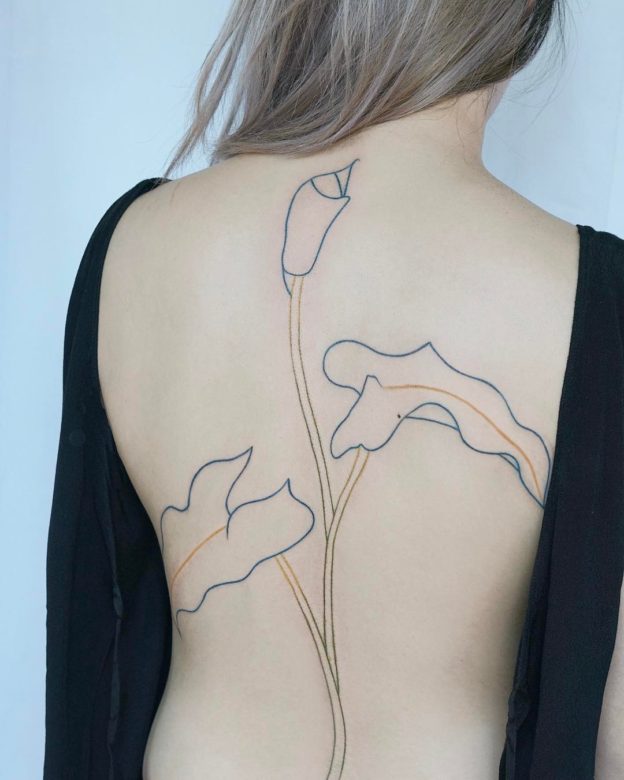 Jess Chen freehand tattoo