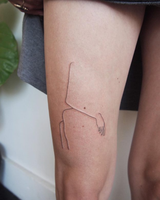 Jess Chen minimal tattoo