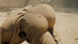 Tom Cruise butt implant in Valkyrie