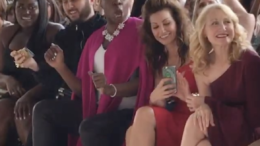 Leslie Jones at Christian Siriano Spring 2018