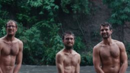 Daniel Radcliffe, Alex Russell & Joel Jackson in 'Jungle'