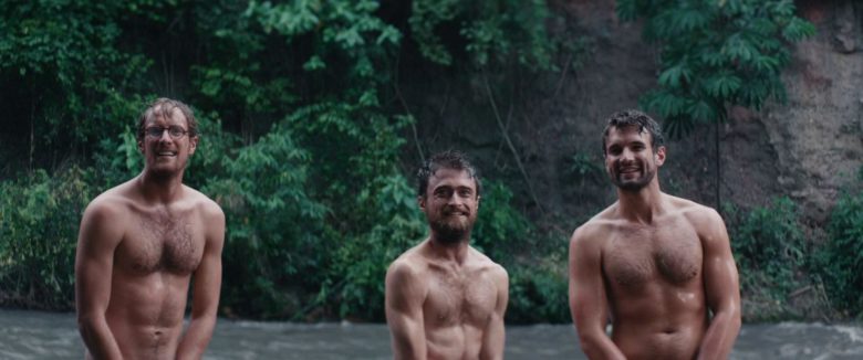 Daniel Radcliffe, Alex Russell & Joel Jackson in 'Jungle'