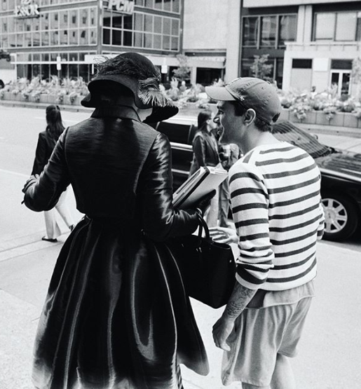 Xavier Dolan and Jessica Chastain