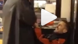 Marc Jacobs proposal in Chipotle