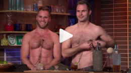 Matt and Dan shirtless on Andy Cohen