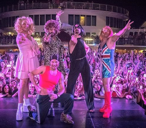 Backstreet Boys in drag