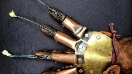 Freddy Krueger glove from airport