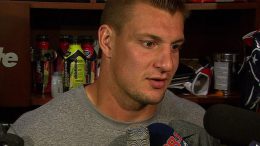 Rob Gronwkowski locker room