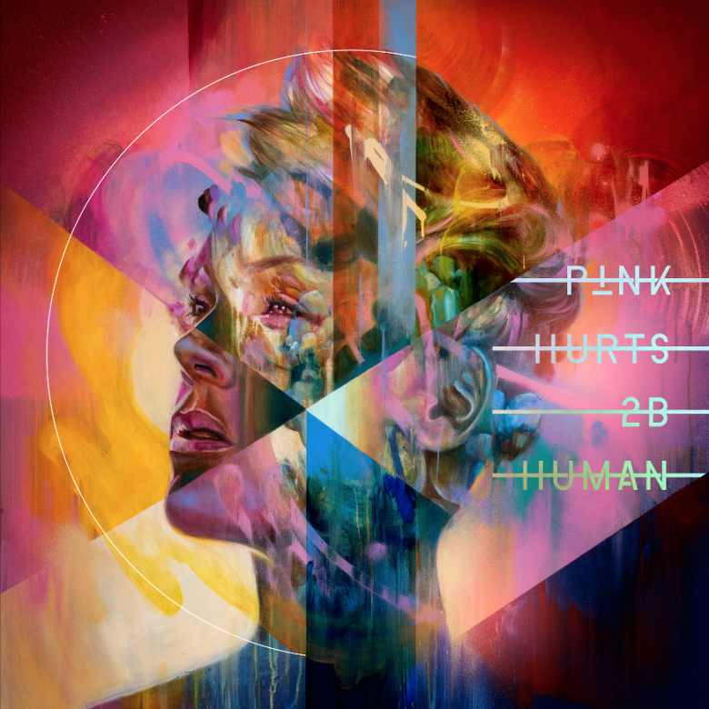 P!NK Hurts 2B Human EP album art