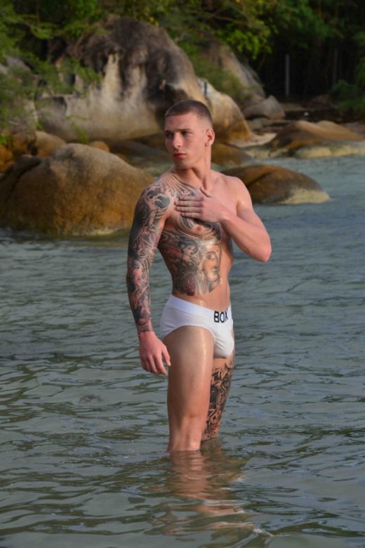Max Wyatt wet underwear