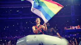 Rammstein flies Pride flag at Poland concert