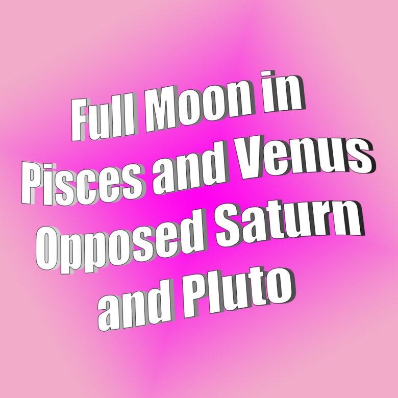 Full moon in Pisces, September 2020