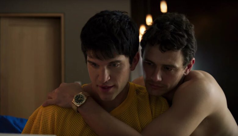 James Franco and Keegan Allen in King Cobra