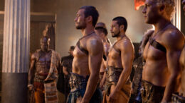Shirtless cast of Spartacus Blood and Sand