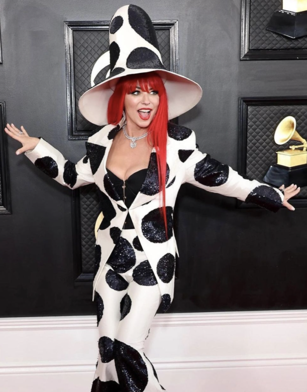 Shania Twain wears Harris Reed to the 2023 Grammy Awards