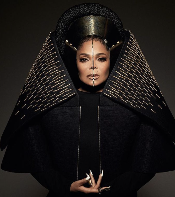 Janet Jackson wears anGostura jewelry