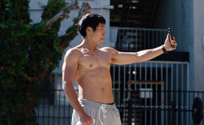 Young Mazino shirtless
