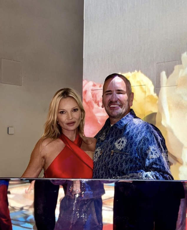 Kate Moss and Fat Tony