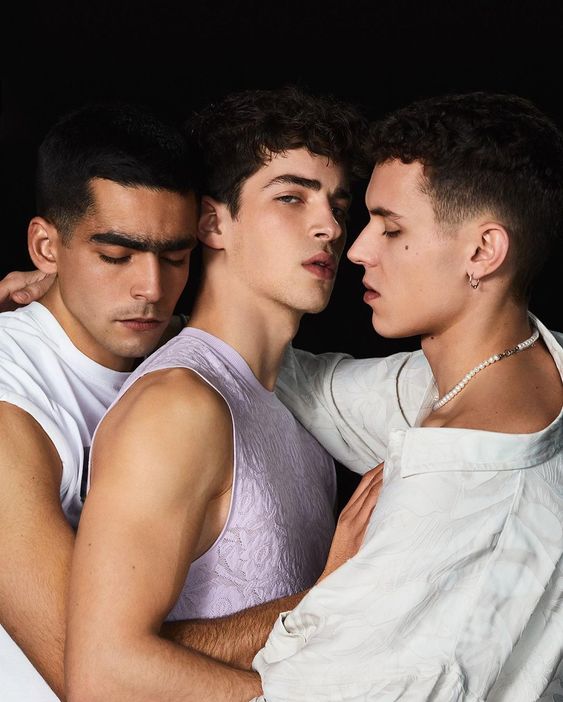 Omar Ayuso, Arón Piper, Manu Ríos in Elite
