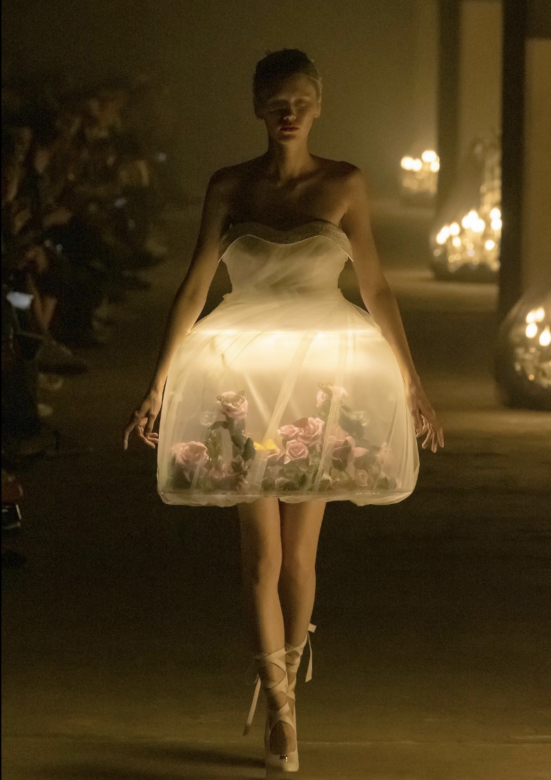 A luminescent look from the Undercover Spring/Summer 2024 collection